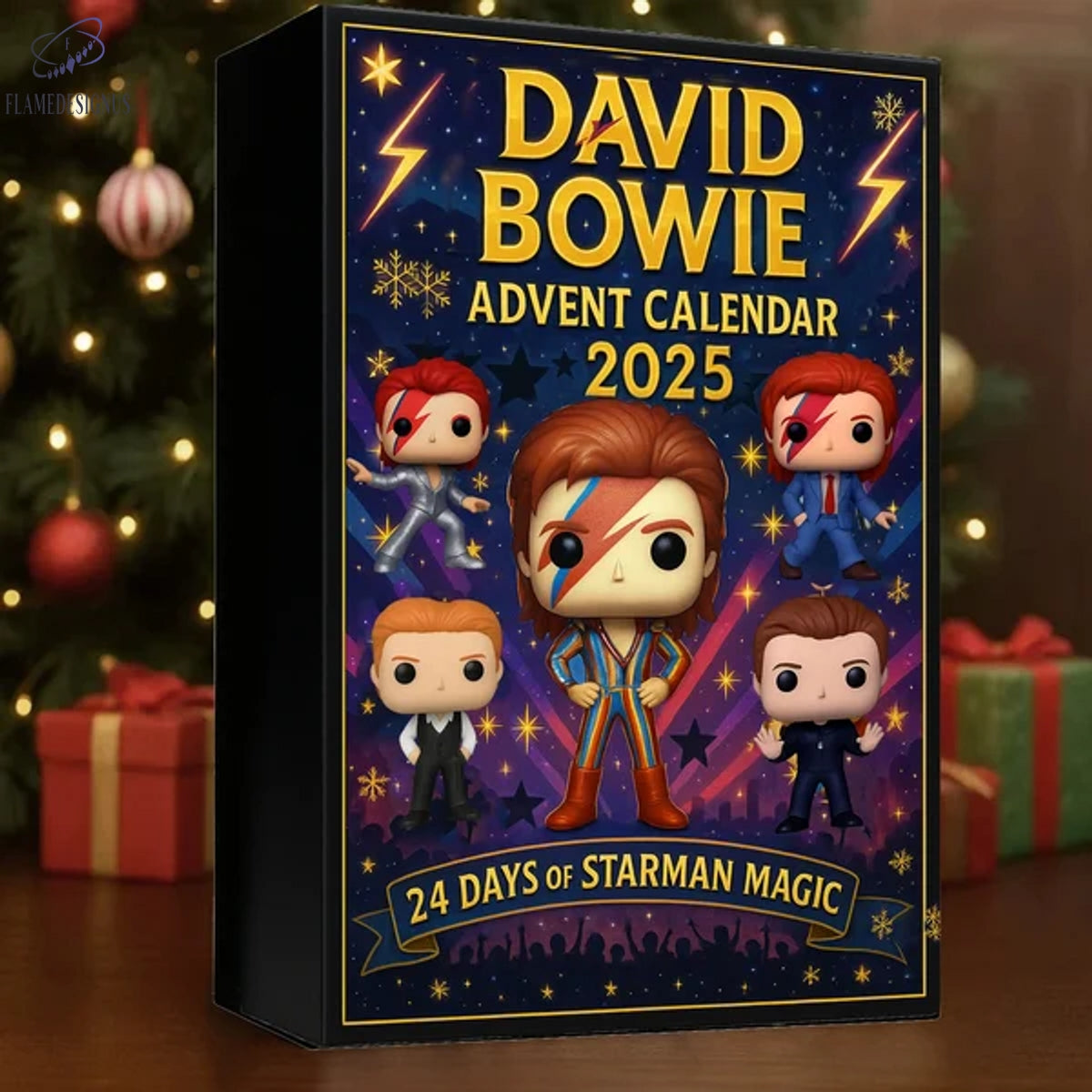 David Bowie Advent Calendar 2025 -2D Acrylic