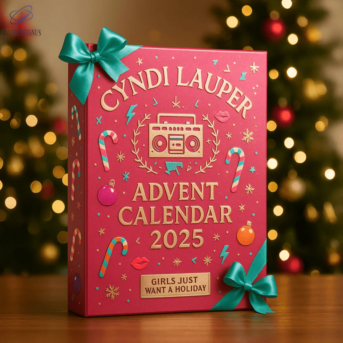 Cyndi Lauper 2025 Advent Calendar -2D Acrylic