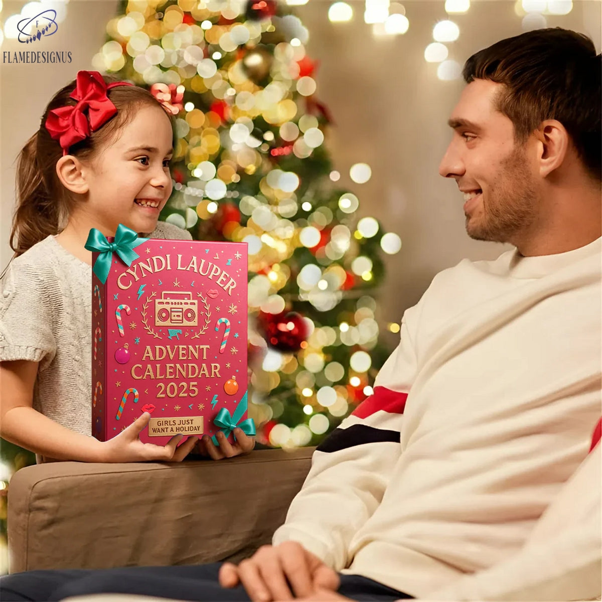 Cyndi Lauper 2025 Advent Calendar -2D Acrylic