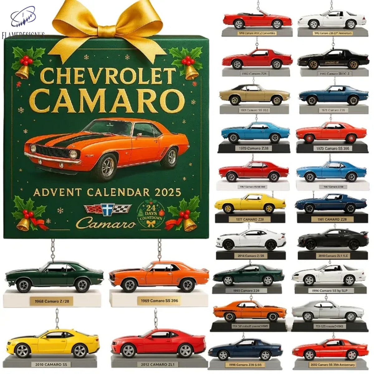 Chevrolet Camaro Advent Calendar 2025 -2D Acrylic