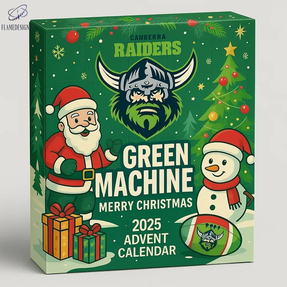Canberra Raiders Advent Calendar 2025 -2D Acrylic