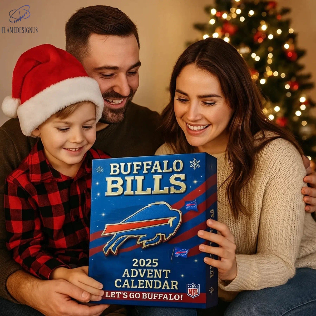 Buffalo Bills Star Advent Calendar -2D Acrylic