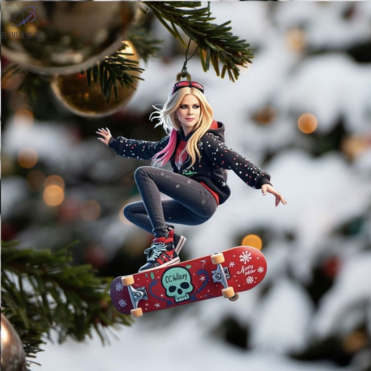Avril Lavigne Pop Punk Christmas Advent Calendar -2D Acrylic