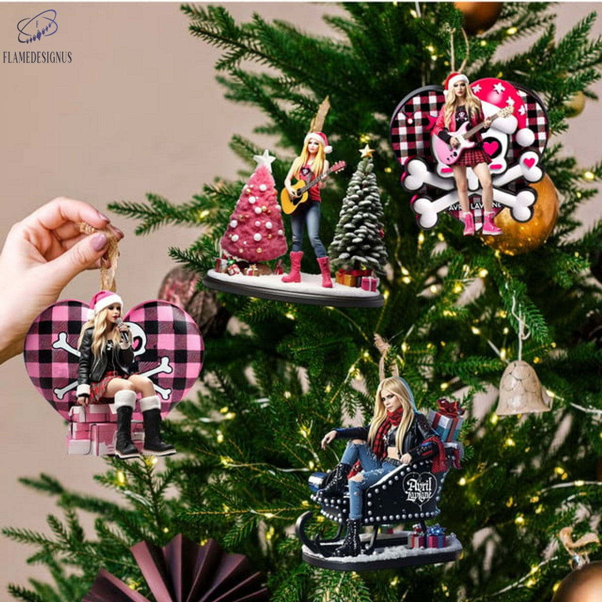 Avril Lavigne Pop Punk Christmas Advent Calendar -2D Acrylic