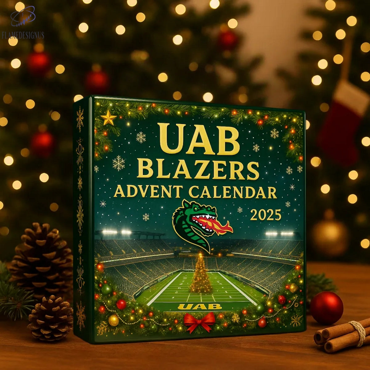 2025 UAB Blazers Advent Calendar -2D Acrylic