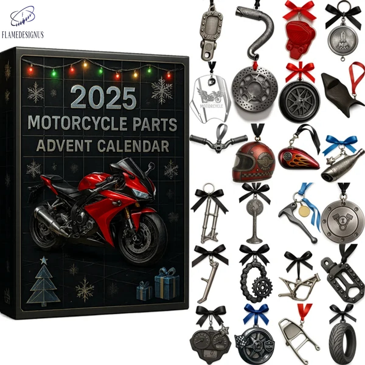 2025 Motorcycle Parts Advent Calendar -2D Acrylic