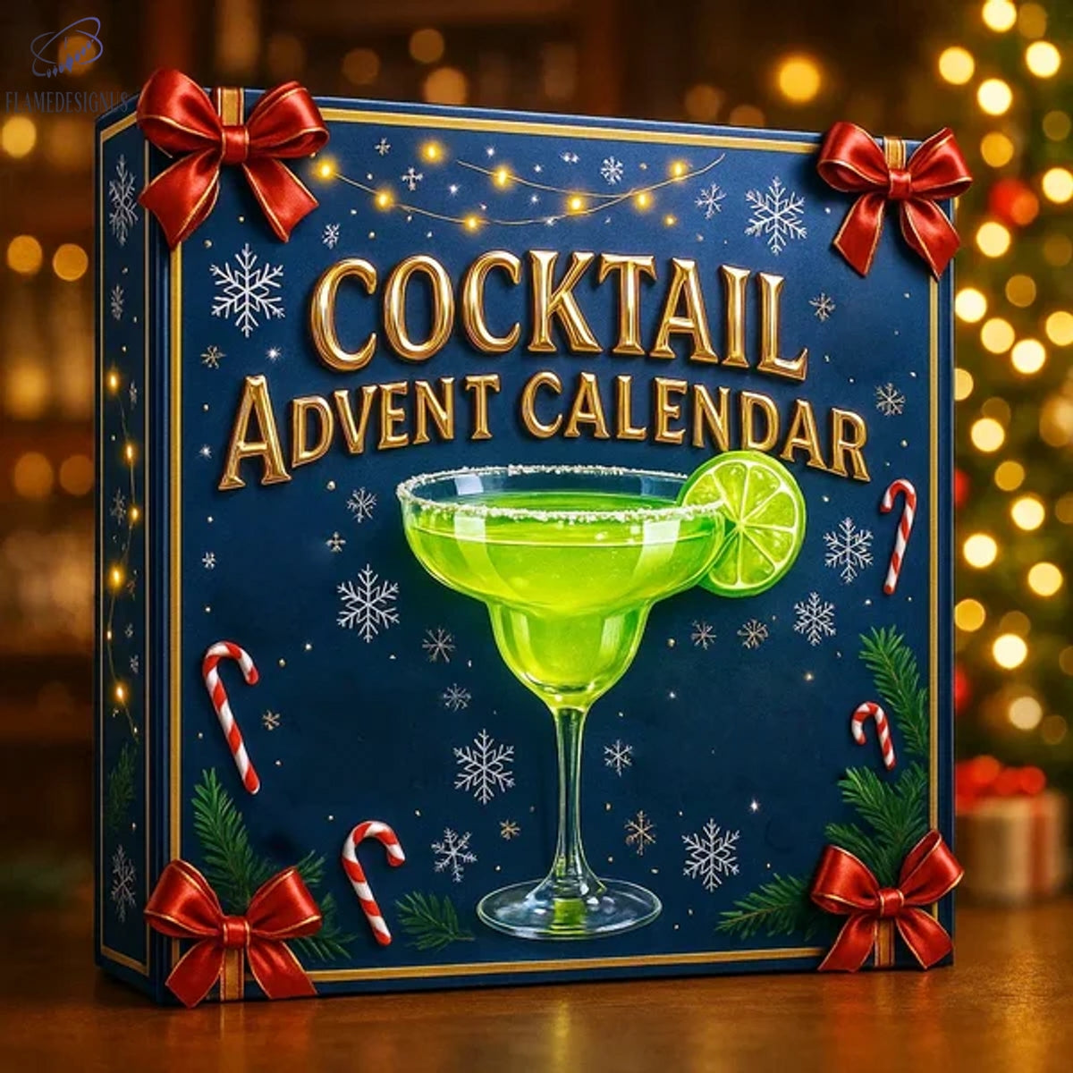 2025 Cocktail Advent Calendar -2D Acrylic
