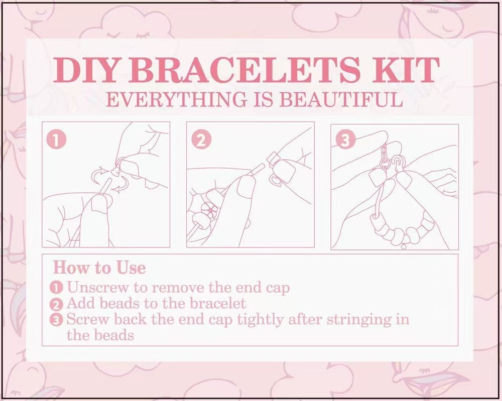 Lucky Santa Advent Calendar DIY Bracelet Set | 24 Days Christmas Countdown -2D Acrylic