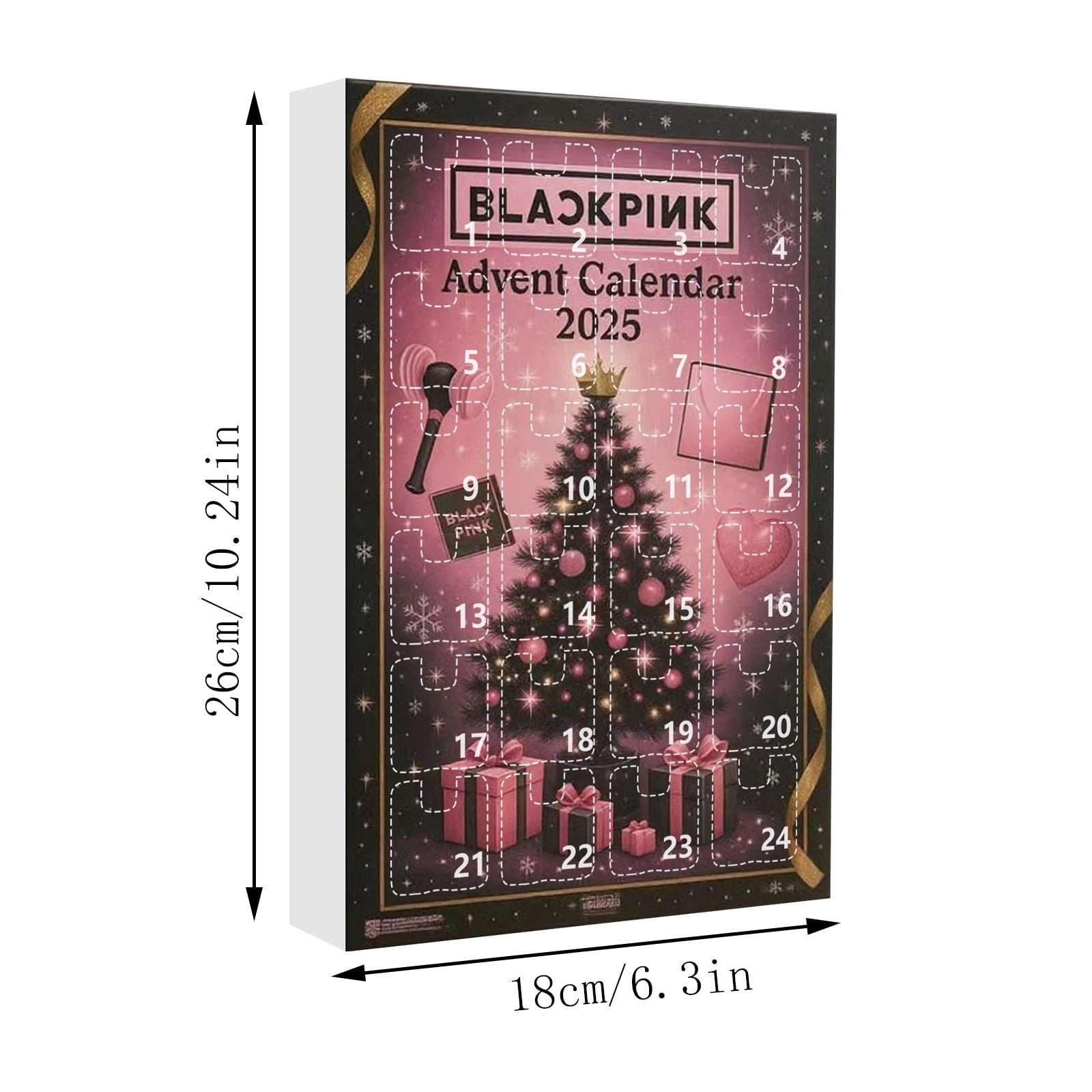 BLACKPINK Advent Calendar 2025 | K-Pop Christmas Countdown -2D Acrylic
