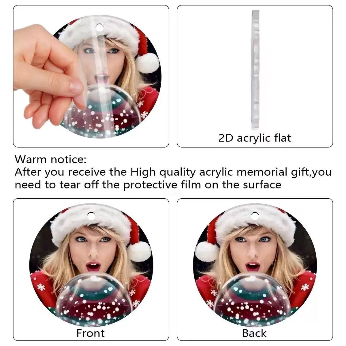 Taylor & Travis Engagement Advent Calendar -2D Acrylic