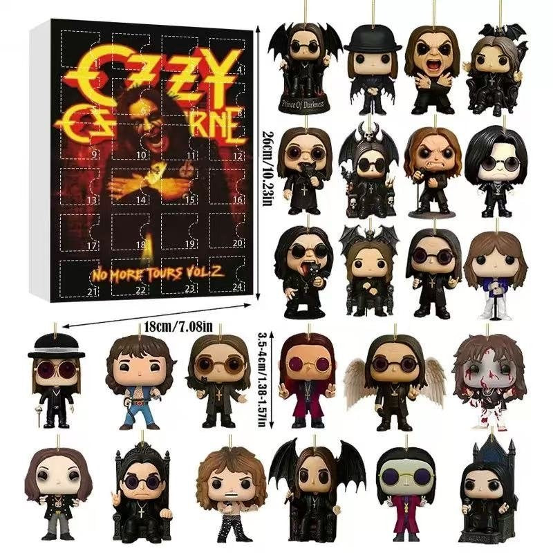 Ozzy Osbourne Advent Calendar Countdown Box -2D Acrylic