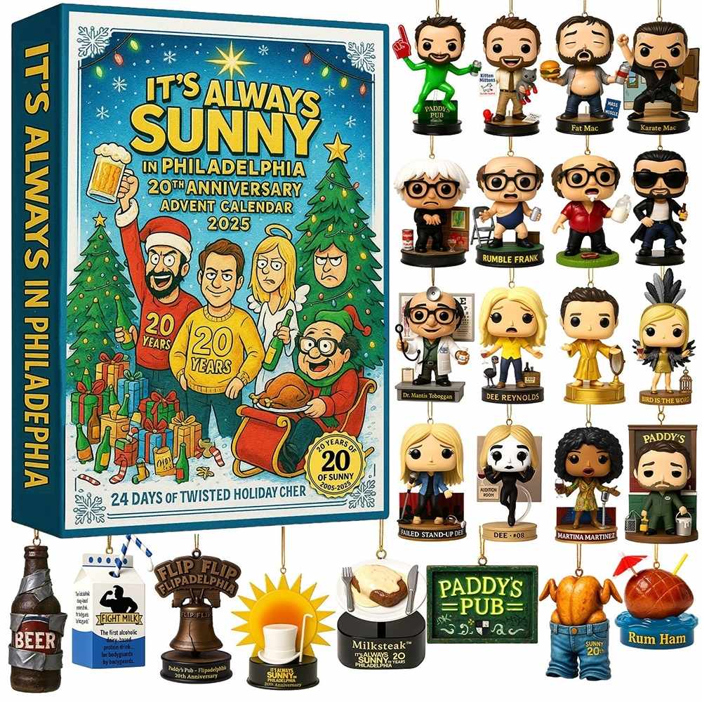 Always Sunny In Philadelphia 20th Anniversary Advent Calendar 2025 -2D Acrylic