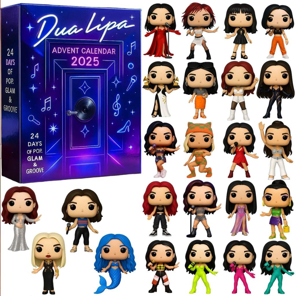 Dua Lipa Advent Calendar 2025 - 24 Days of Pop, Glam & Groove -2D Acrylic