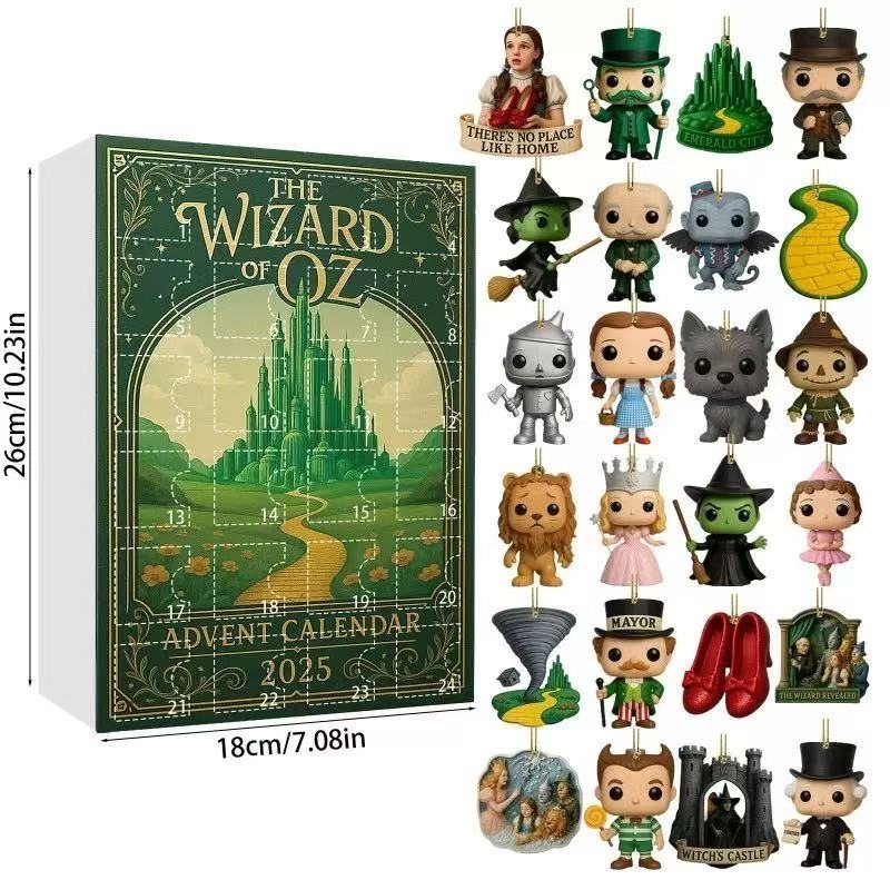 The Wizard of Oz Advent Calendar | Countdown Gift Box -2D Acrylic