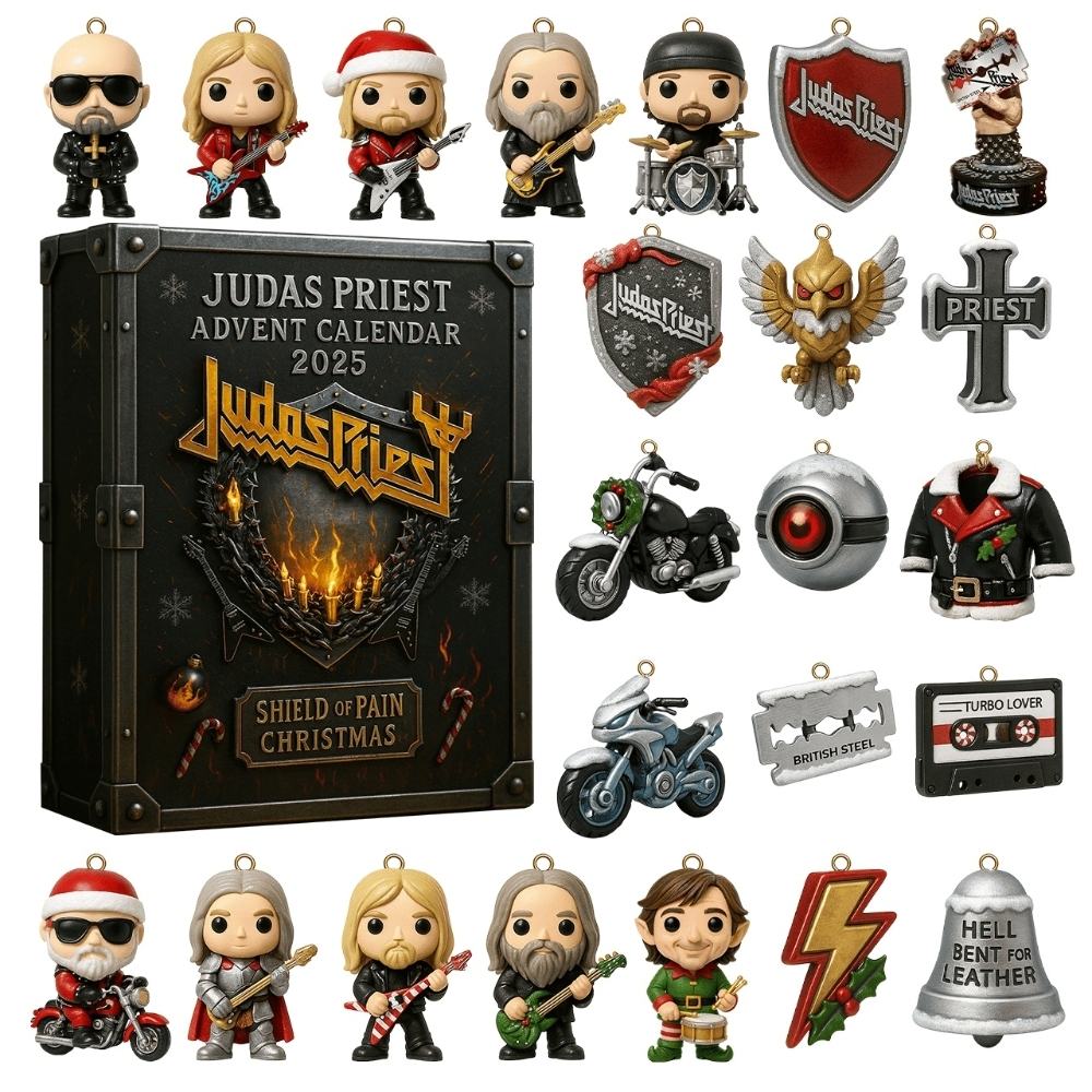 Judas Priest Advent Calendar a?? Shield of Pain Christmas -2D Acrylic