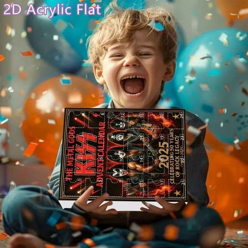 The Metal Gods KISS Advent Calendar -2D Acrylic