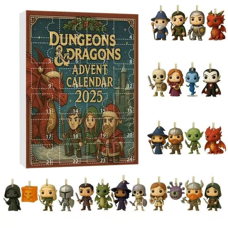 Dungeons & Dragons Advent Calendar 2025 -2D Acrylic