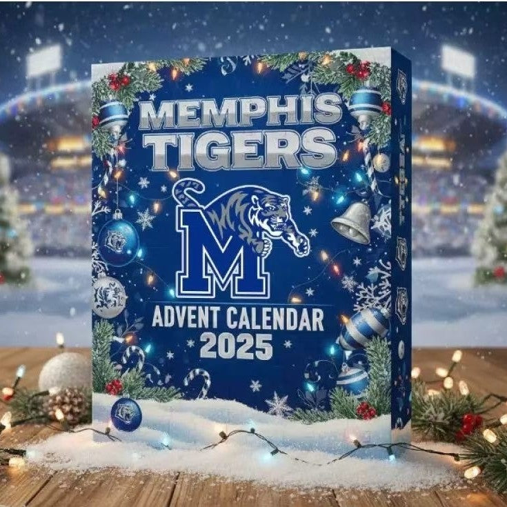 Memphis Tigers Advent Calendar 2025 -2D Acrylic