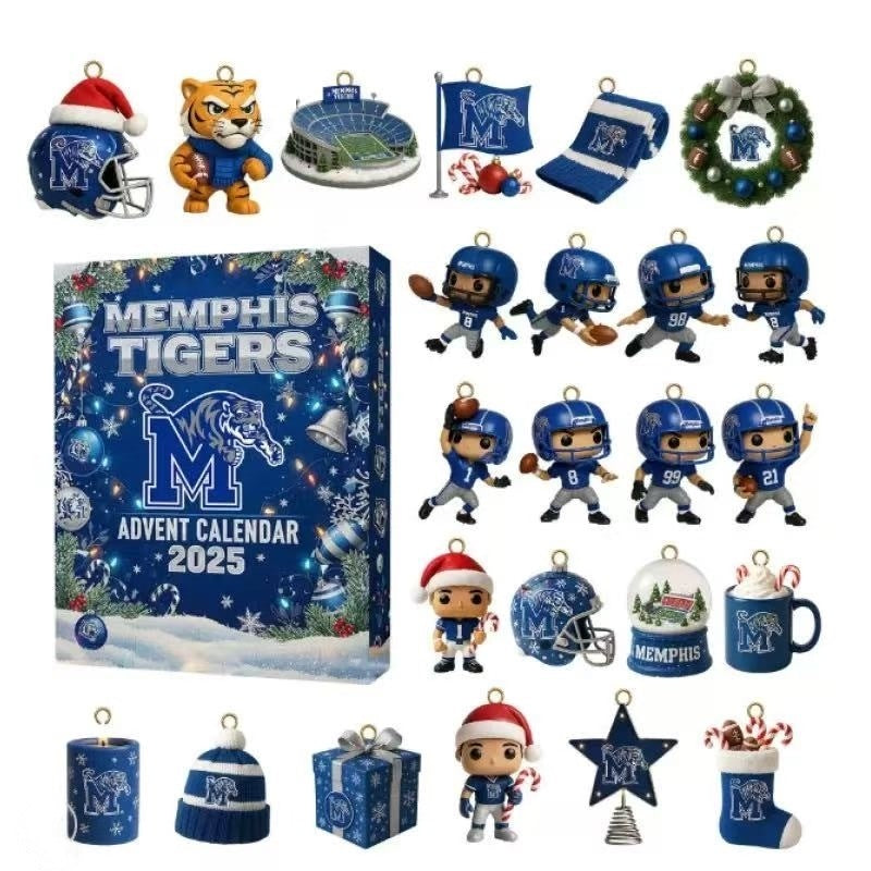 Memphis Tigers Advent Calendar 2025 -2D Acrylic