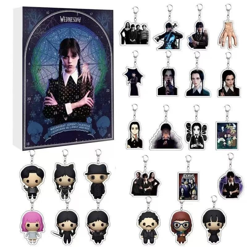 Wednesday Advent Calendar Countdown Gift Box -2D Acrylic