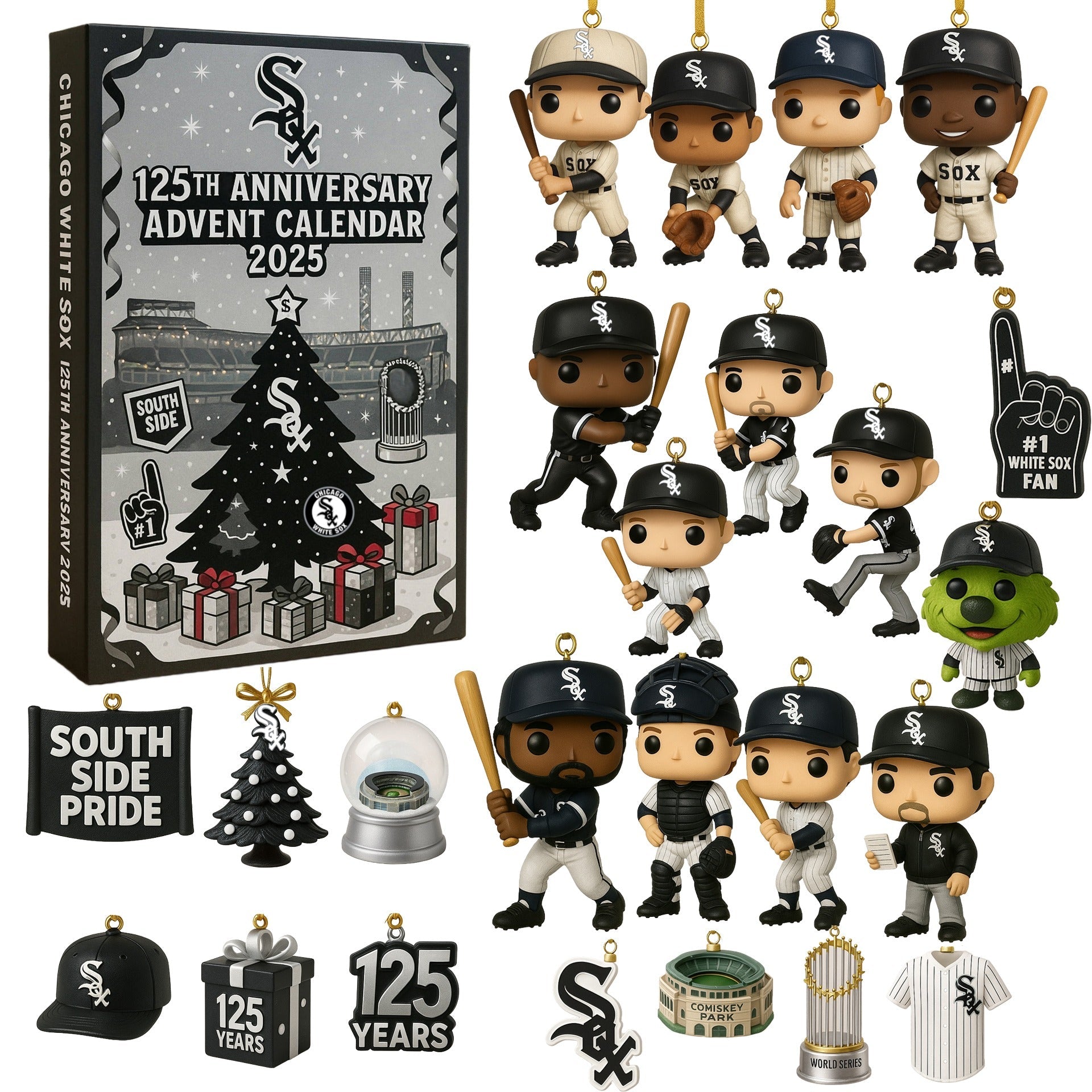 Chicago White Sox Advent Calendar 2025 125TH ANNIVERSARY -2D Acrylic