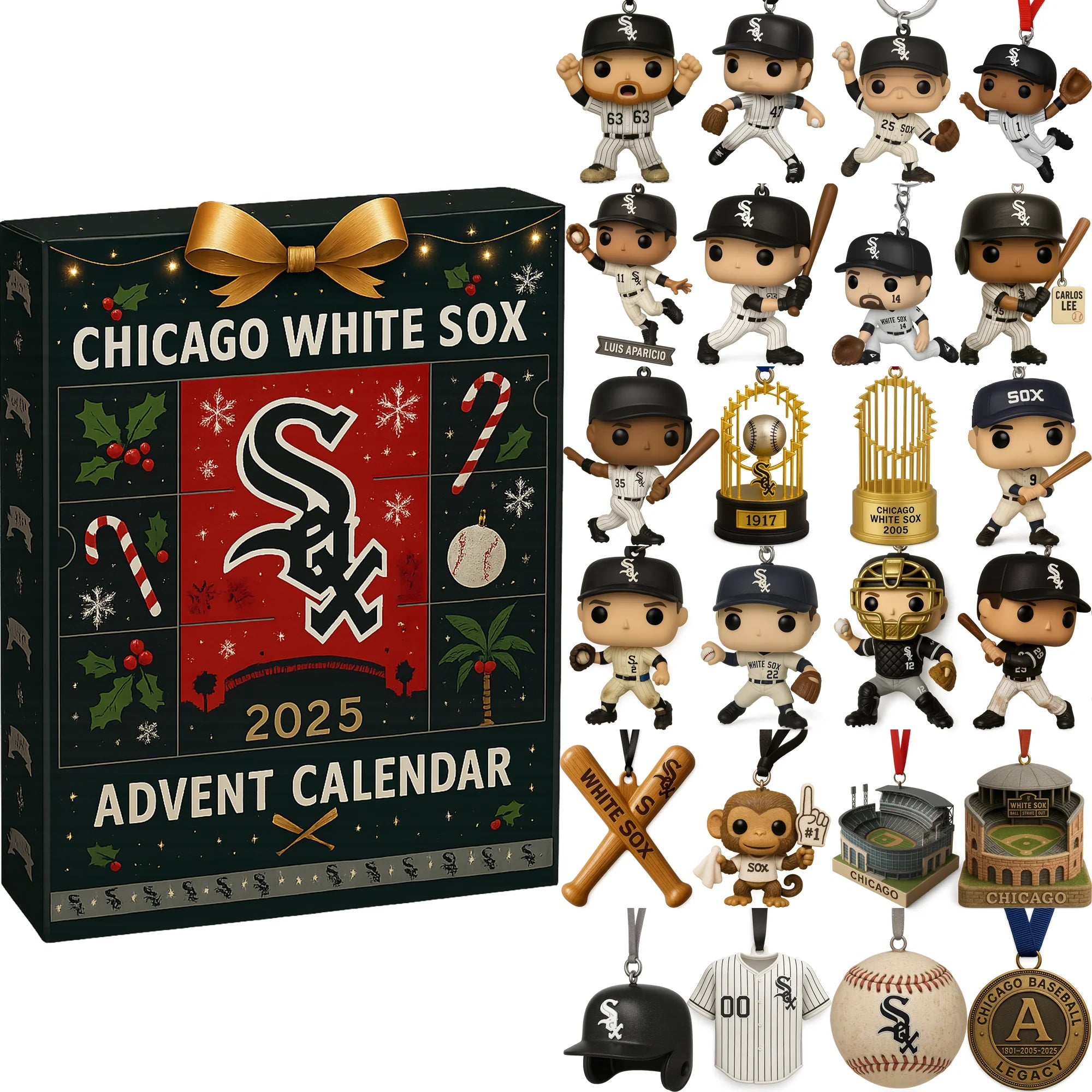 Chicago White Sox Advent Calendar 2025 125TH ANNIVERSARY -2D Acrylic