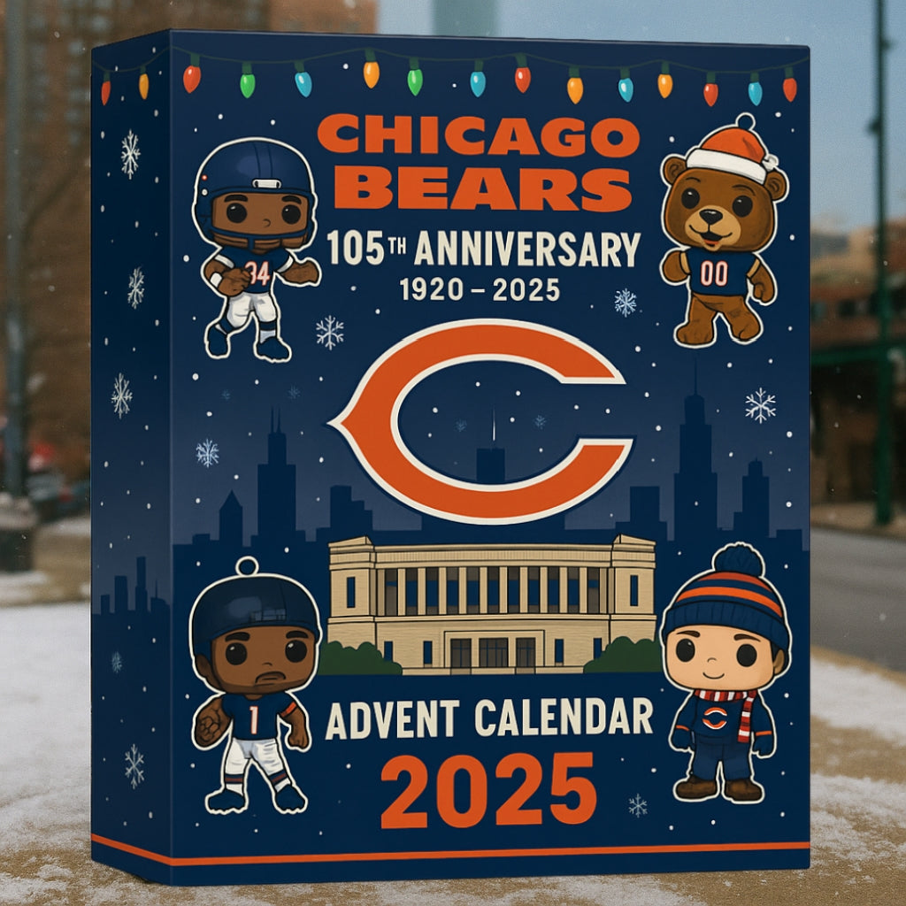 Chicago Bears 105th Anniversary 2025 Advent Calendar -2D Acrylic