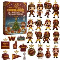 Washington Commanders 93rd Anniversary Advent Calendar 2025 -2D Acrylic