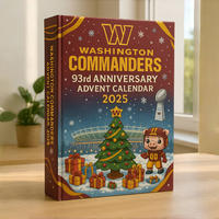 Washington Commanders 93rd Anniversary Advent Calendar 2025 -2D Acrylic
