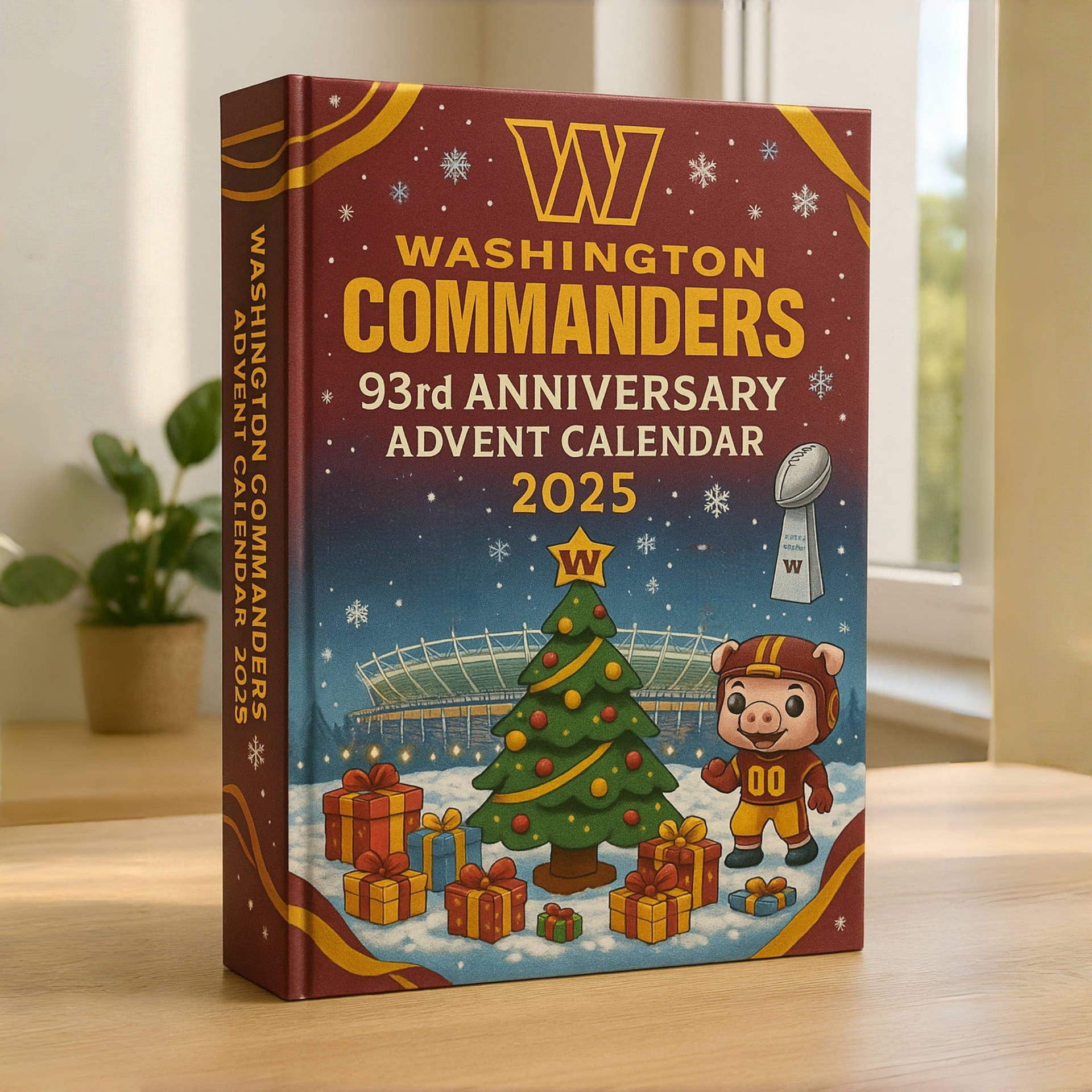 Washington Commanders 93rd Anniversary Advent Calendar 2025 -2D Acrylic
