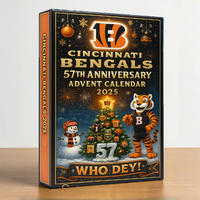 Cincinnati Bengals 57th Anniversary Advent Calendar 2025 -2D Acrylic
