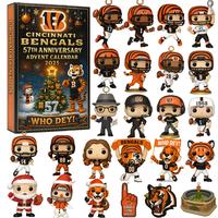 Cincinnati Bengals 57th Anniversary Advent Calendar 2025 -2D Acrylic