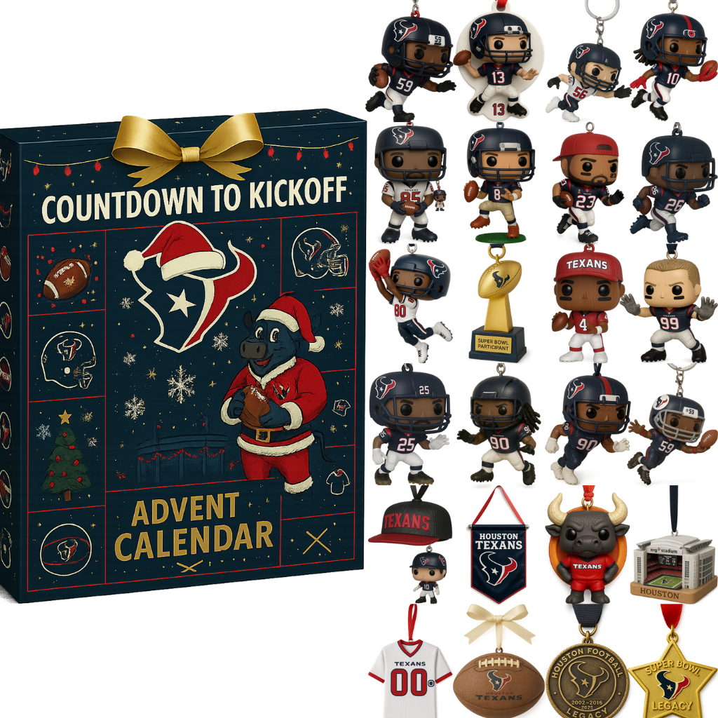 Houston Texans Advent Calendar 2025 24TH ANNIVERSARY -2D Acrylic