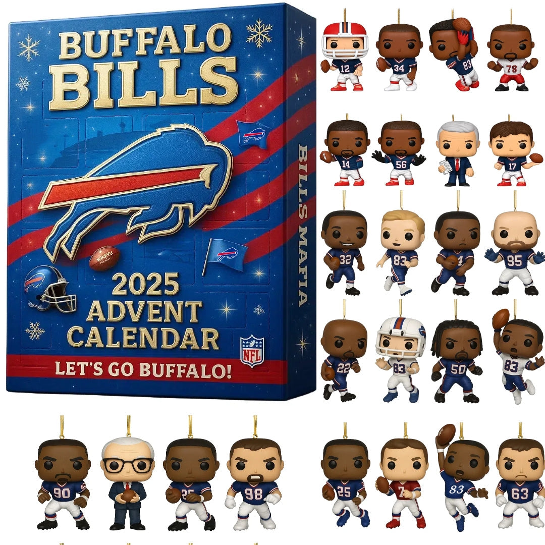 Buffalo Bills star advent calendar -2D Acrylic
