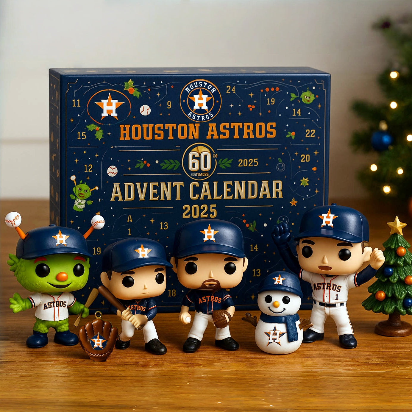 Houston Astros Advent Calendar -2D Acrylic