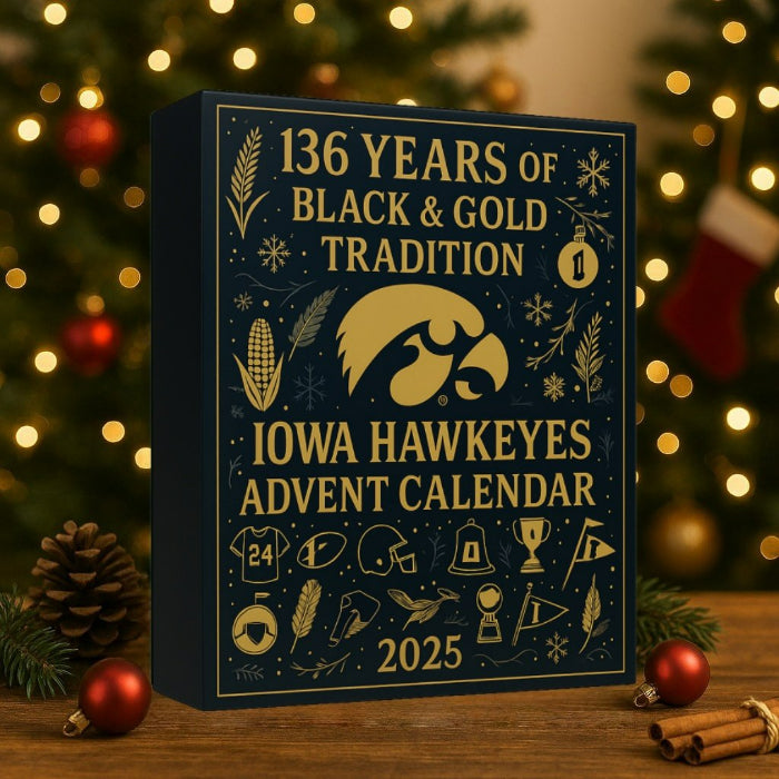 Iowa Hawkeyes Anniversary Advent Calendar -2D Acrylic