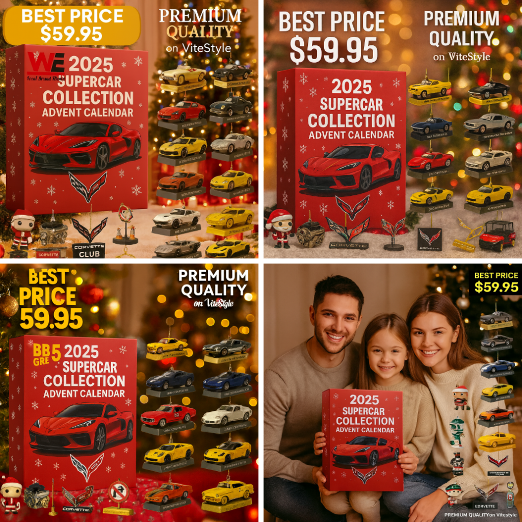 NEWEST Supercar Advent Calendar -2D Acrylic