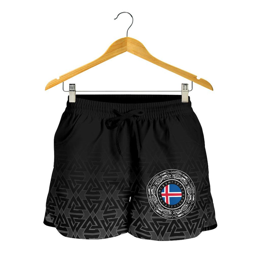 Viking Women's Shorts - Iceland Coat Of Arms A31